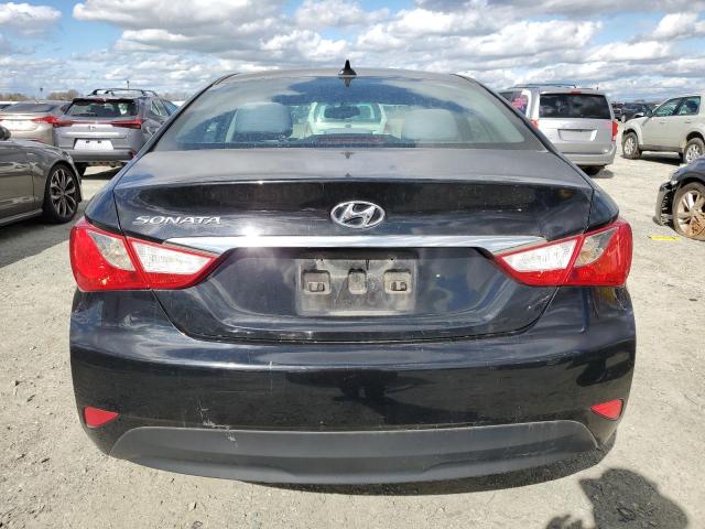 5NPEB4AC6EH878025 - 2014 HYUNDAI SONATA GLS BLACK photo 6