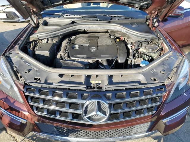 4JGDA5HB6DA138557 - 2013 MERCEDES-BENZ ML 350 4MATIC BURGUNDY photo 12