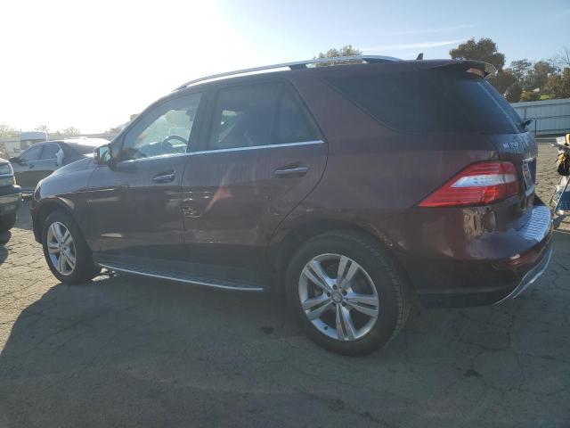 4JGDA5HB6DA138557 - 2013 MERCEDES-BENZ ML 350 4MATIC BURGUNDY photo 2