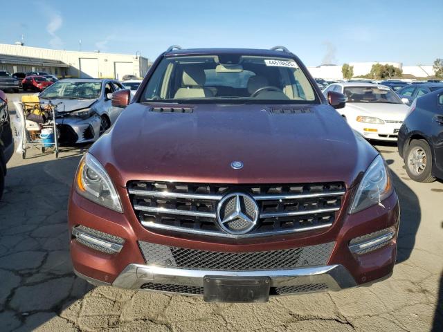 4JGDA5HB6DA138557 - 2013 MERCEDES-BENZ ML 350 4MATIC BURGUNDY photo 5