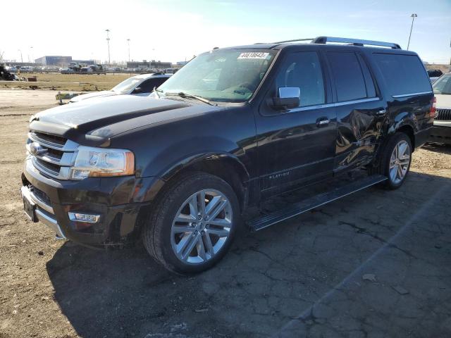 1FMJK1MT3GEF37141 - 2016 FORD EXPEDITION EL PLATINUM BLACK photo 1