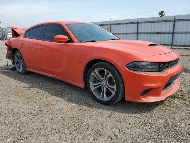 2C3CDXCT0MH553897 - 2021 DODGE CHARGER R/T ORANGE photo 4