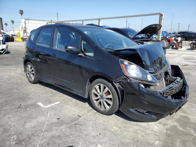 JHMGE8H59CC016164 - 2012 HONDA FIT SPORT BLACK photo 4