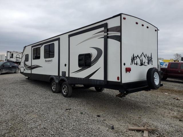 4YDT32925JK418190 - 2018 KEYSTONE PASSPORT CREAM photo 3