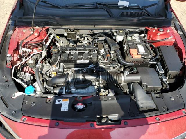 1HGCV1F15KA155100 - 2019 HONDA ACCORD LX RED photo 11