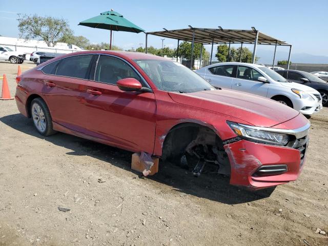 1HGCV1F15KA155100 - 2019 HONDA ACCORD LX RED photo 4