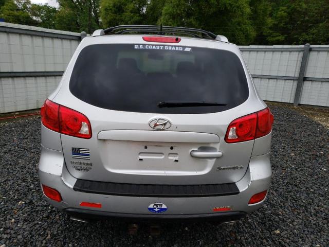 5NMSH13E08H207787 - 2008 HYUNDAI SANTA FE SE SILVER photo 6