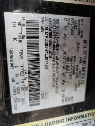 5LMFU28547LJ04163 - 2007 LINCOLN NAVIGATOR შავი ფოტო 13