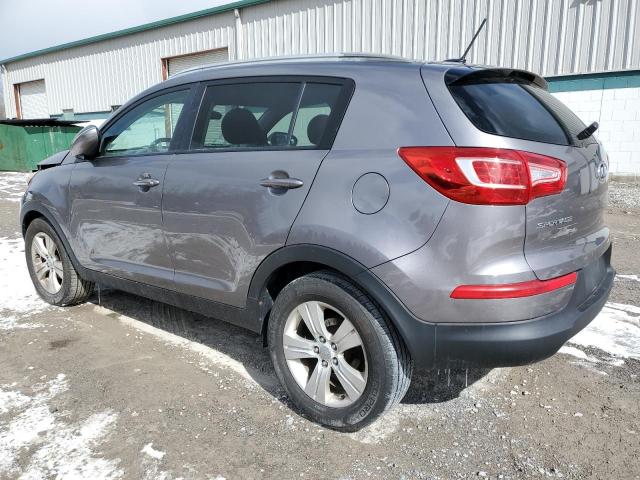 KNDPB3A27B7034571 - 2011 KIA SPORTAGE LX GRAY photo 2