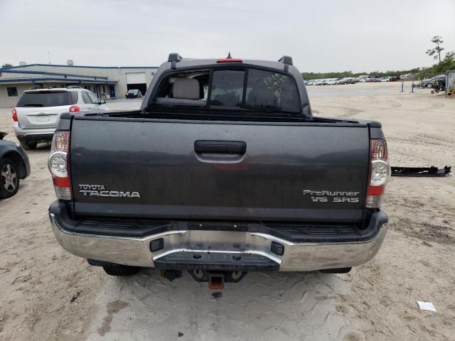 5TFJU4GNXFX085303 - 2015 TOYOTA TACOMA DOUBLE CAB PRERUNNER GRAY photo 6