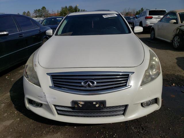 JN1CV6AR1AM461249 - 2010 INFINITI G37 WHITE photo 5