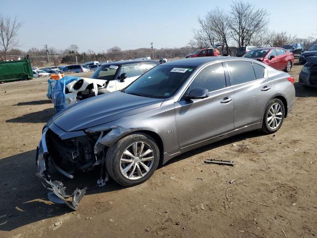 JN1CV7AR6HM681535 - 2017 INFINITI Q50 BASE GRAY photo 1