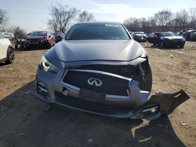 JN1CV7AR6HM681535 - 2017 INFINITI Q50 BASE GRAY photo 5