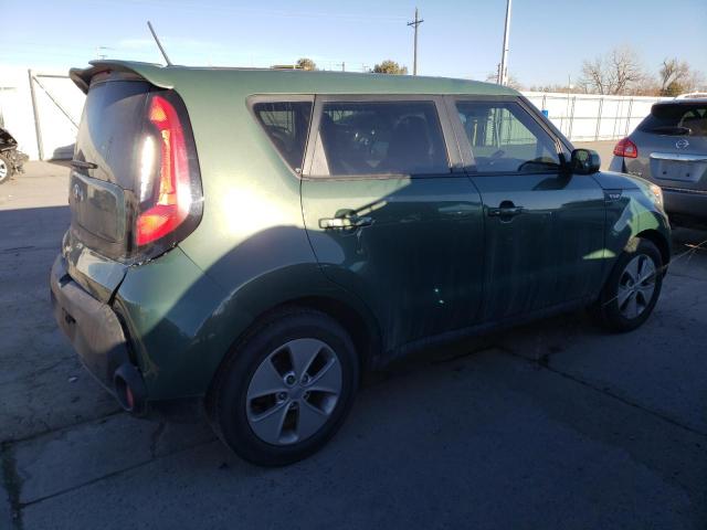 KNDJN2A2XE7023737 - 2014 KIA SOUL GREEN photo 3