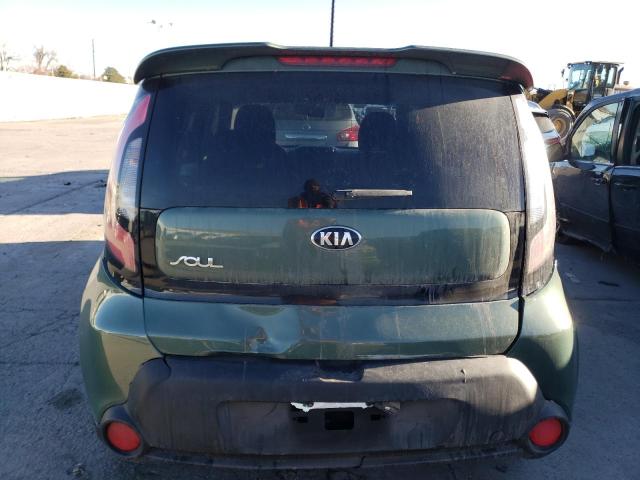 KNDJN2A2XE7023737 - 2014 KIA SOUL GREEN photo 6