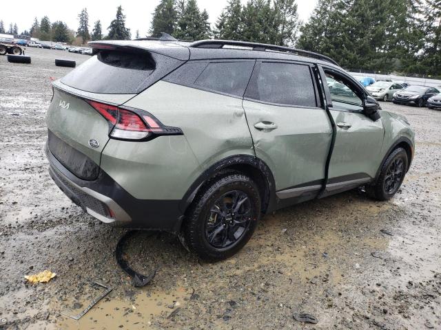 5XYK7CDF9RG160874 - 2024 KIA SPORTAGE X-PRO GREEN photo 3