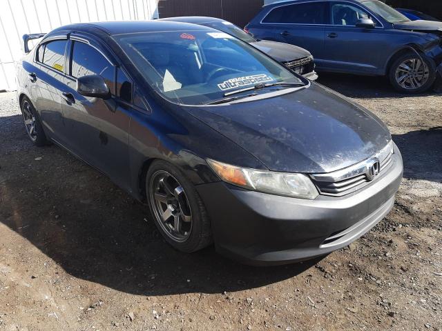 2HGFB2F57CH310814 - 2012 HONDA CIVIC LX BLACK photo 4