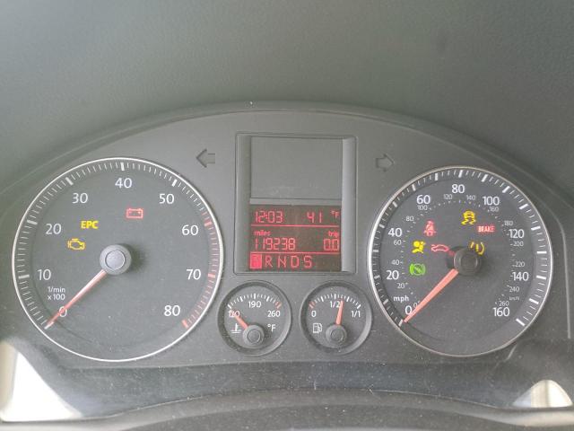 3VWEF71K07M065609 - 2007 VOLKSWAGEN JETTA WOLFSBURG 黑色 照片 9