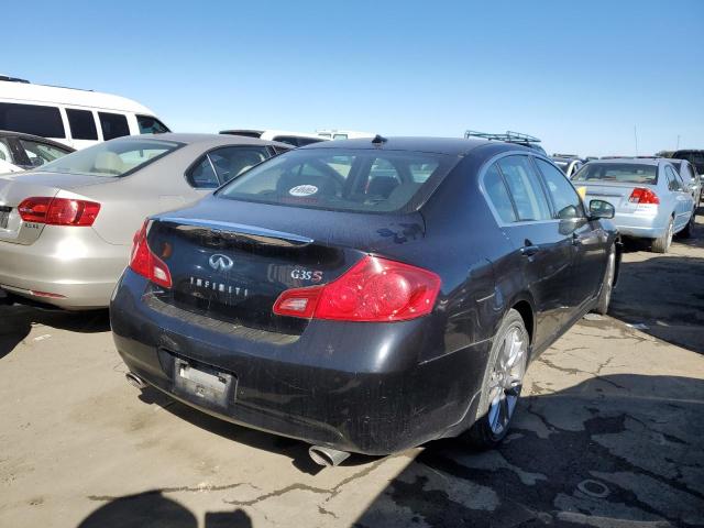 JNKBV61E07M725929 - 2007 INFINITI G35 BLACK photo 3