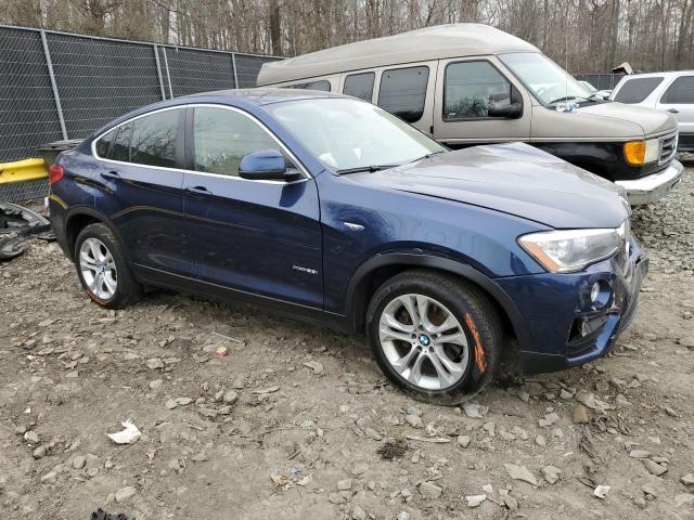 5UXXW3C50F0M87438 - 2015 BMW X4 XDRIVE28I BLUE photo 4