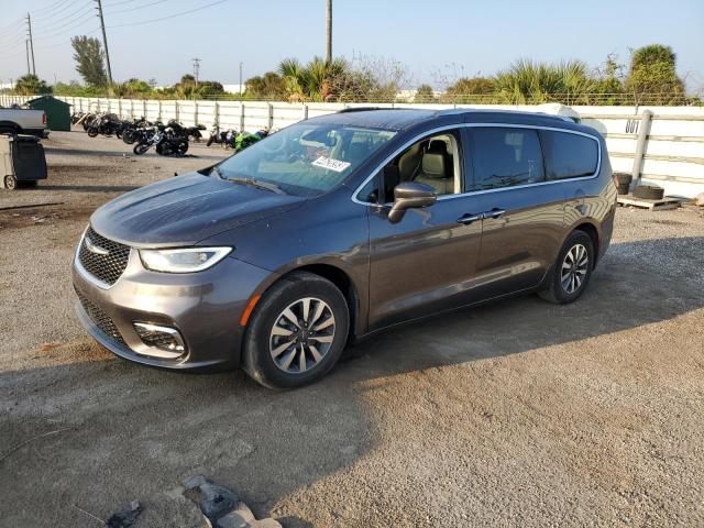 2C4RC1BG7MR539922 - 2021 CHRYSLER PACIFICA TOURING L GRAY photo 1