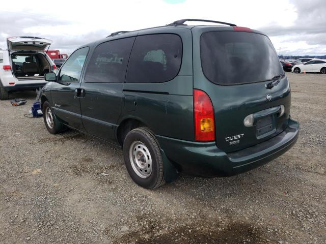 4N2XN11TXYD806976 - 2000 NISSAN QUEST SE GREEN photo 2