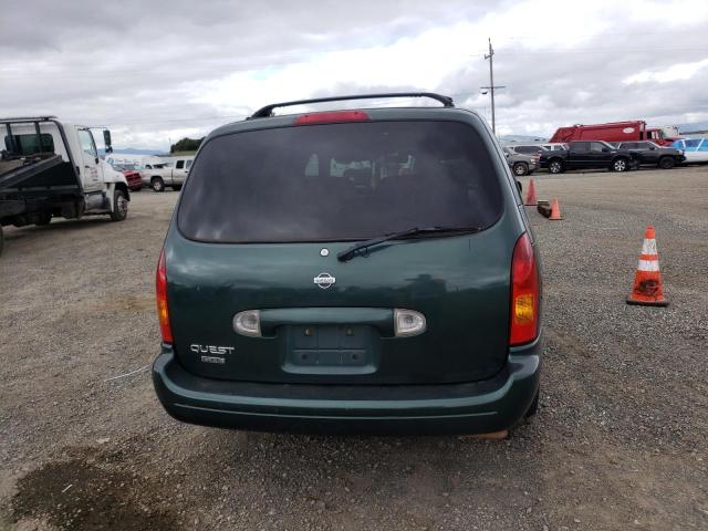 4N2XN11TXYD806976 - 2000 NISSAN QUEST SE GREEN photo 6