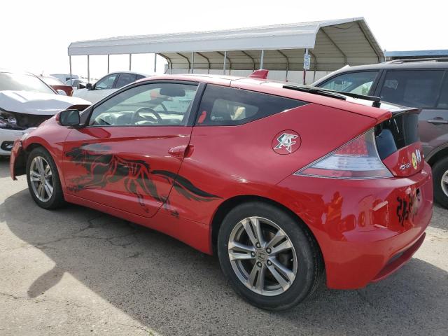 JHMZF1D47DS000515 - 2013 HONDA CR-Z RED photo 2