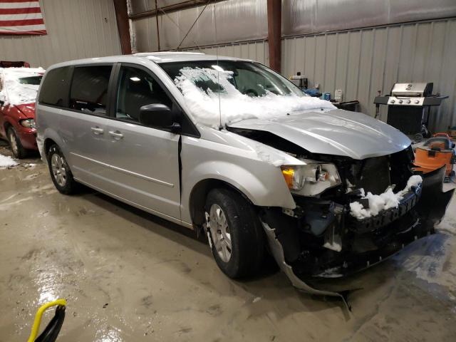 2C4RDGBG0CR380644 - 2012 DODGE GRAND CARA SE SILVER photo 4