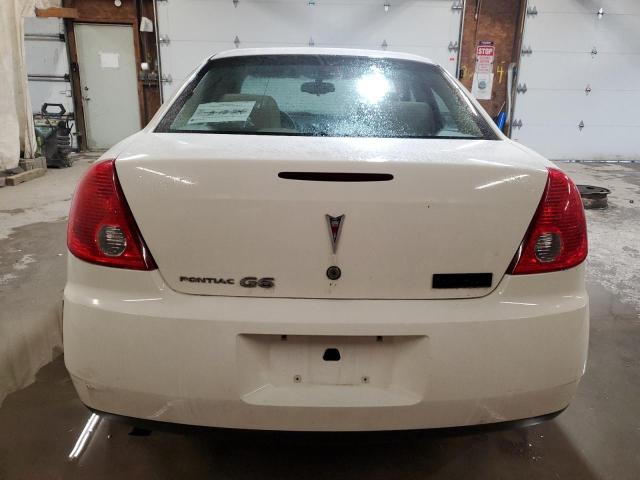 1G2ZF57B284205709 - 2008 PONTIAC G6 VALUE LEADER WHITE photo 6