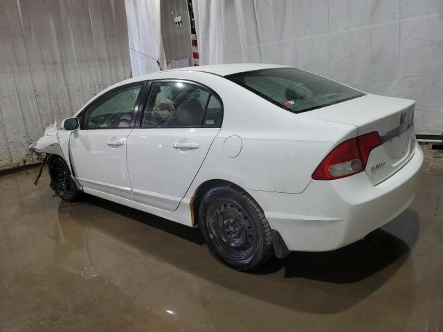 2HGFA16579H361493 - 2009 HONDA CIVIC LX WHITE photo 2