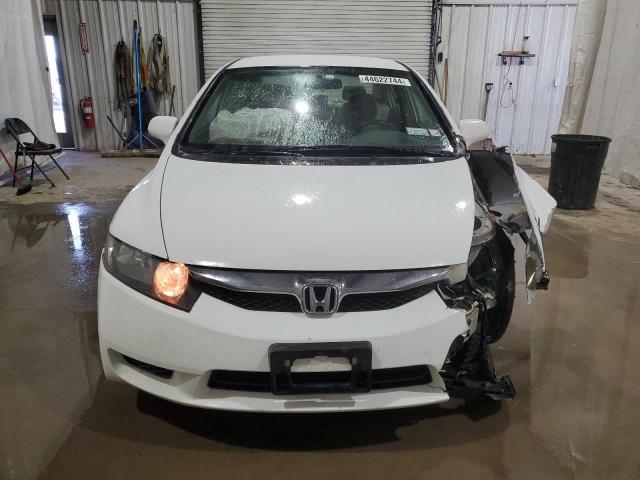 2HGFA16579H361493 - 2009 HONDA CIVIC LX WHITE photo 5