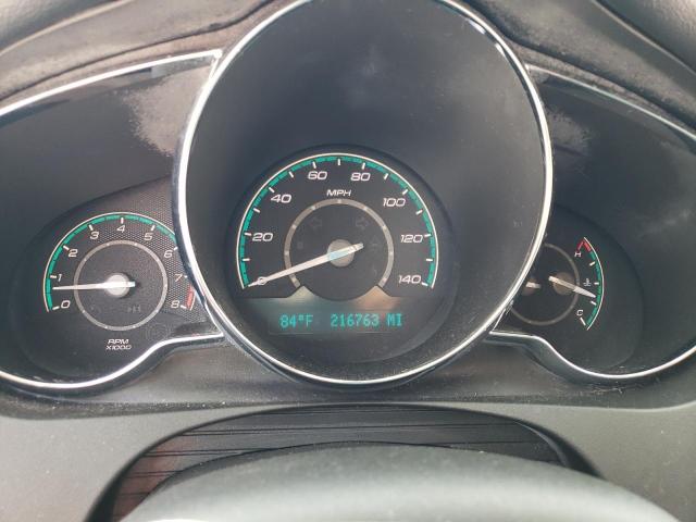 1G1ZF5E76CF202148 - 2012 CHEVROLET MALIBU 3LT ვერცხლისფერი ფოტო 9