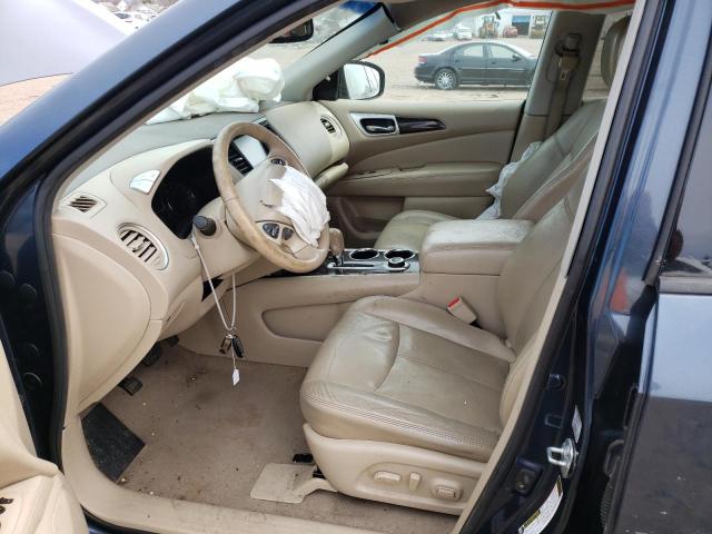 5N1AR2MM3EC610995 - 2014 NISSAN PATHFINDER S 蓝色 照片 7