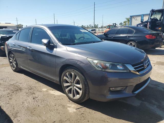 1HGCR2F55DA051688 - 2013 HONDA ACCORD SPORT GRAY photo 4