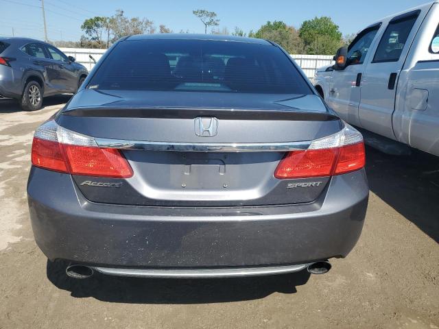 1HGCR2F55DA051688 - 2013 HONDA ACCORD SPORT GRAY photo 6