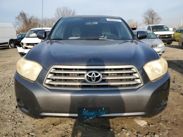 JTEDS41A082019556 - 2008 TOYOTA HIGHLANDER GRAY photo 5