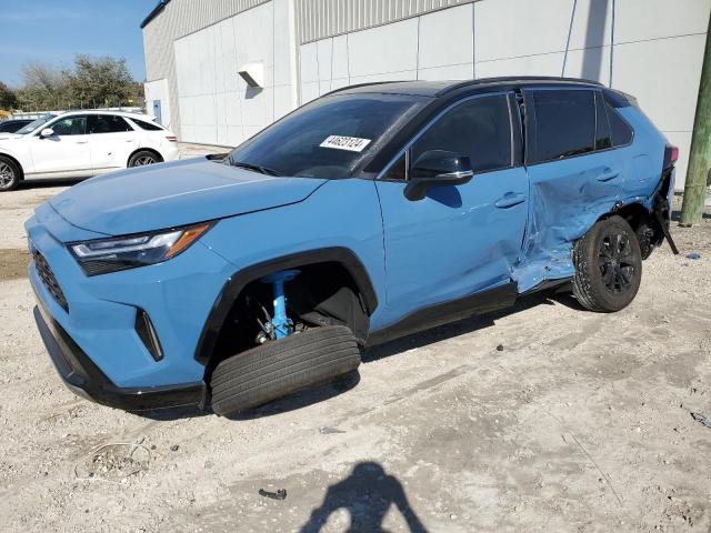 2T3E6RFV1PW046695 - 2023 TOYOTA RAV4 XSE BLUE photo 1