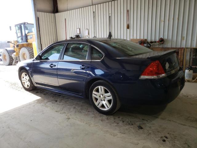 2G1WB5EK8B1166455 - 2011 CHEVROLET IMPALA LT BLUE photo 2