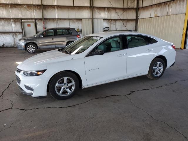 1G1ZC5ST8JF222179 - 2018 CHEVROLET MALIBU LS WHITE photo 1