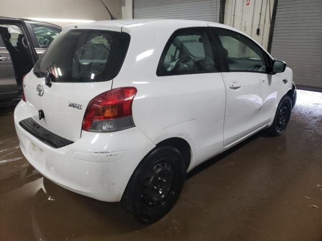 JTDJT4K32B5327192 - 2011 TOYOTA YARIS WHITE photo 3