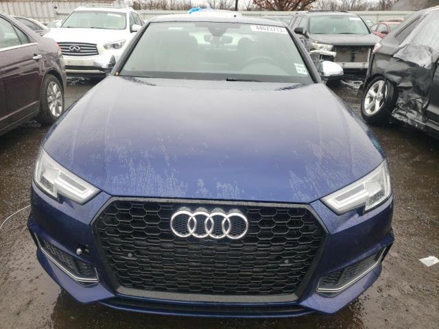 WAUB4AF44JA199222 - 2018 AUDI S4 PREMIUM PLUS BLUE photo 5