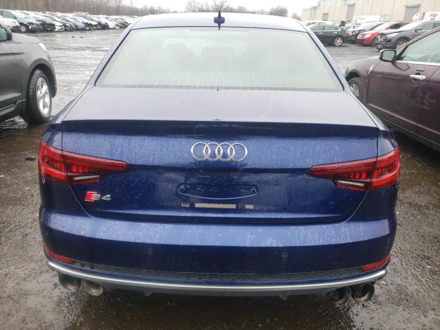 WAUB4AF44JA199222 - 2018 AUDI S4 PREMIUM PLUS BLUE photo 6