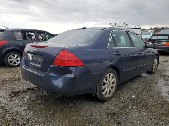 1HGCM66547A101555 - 2007 HONDA ACCORD EX BLUE photo 3