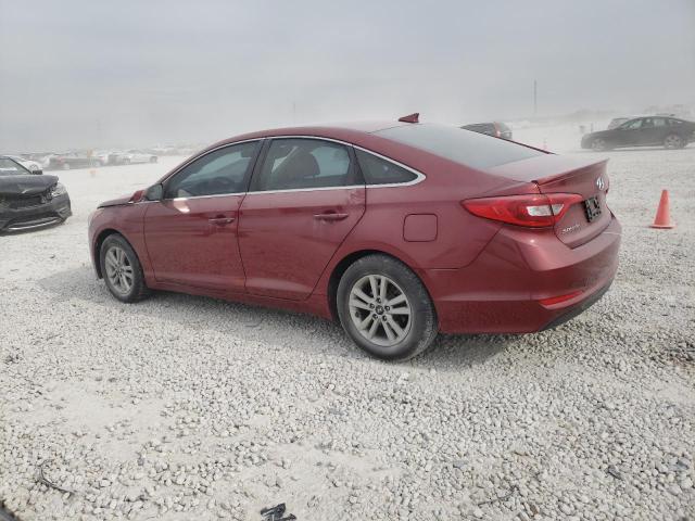 5NPE24AF8FH122160 - 2015 HYUNDAI SONATA SE RED photo 2