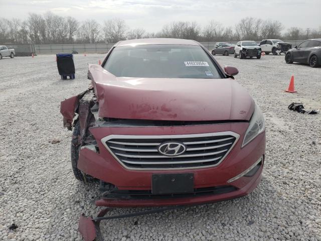 5NPE24AF8FH122160 - 2015 HYUNDAI SONATA SE RED photo 5