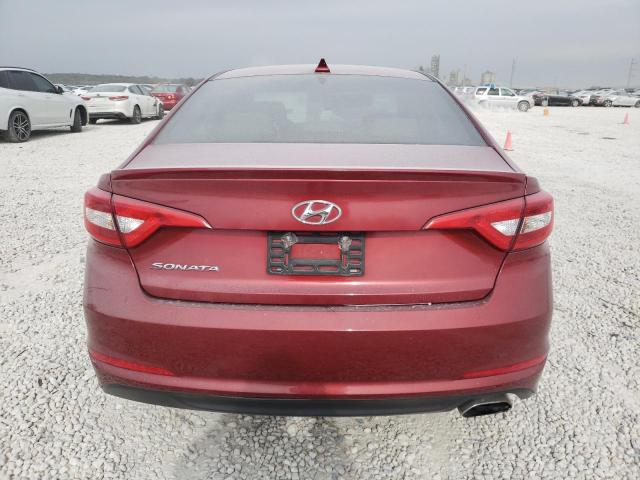 5NPE24AF8FH122160 - 2015 HYUNDAI SONATA SE RED photo 6