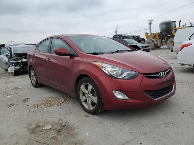 5NPDH4AE0DH315336 - 2013 HYUNDAI ELANTRA GLS RED photo 4