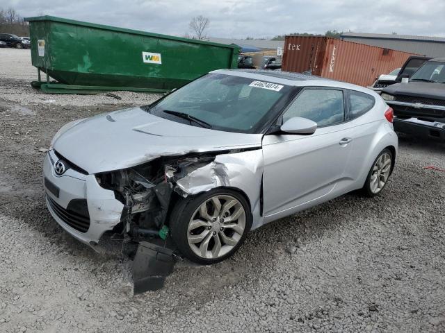 KMHTC6AD6CU026412 - 2012 HYUNDAI VELOSTER SILVER photo 1