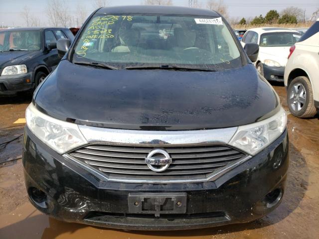 JN8AE2KP0C9031250 - 2012 NISSAN QUEST S BLACK photo 5